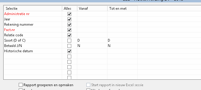 selectie
